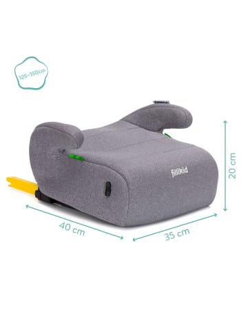 fillikid Sitzerhöhung ERGO FIX mit Isofix Exklusiv in Grau