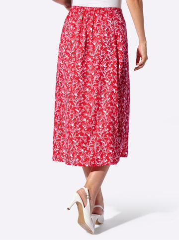 WITT WEIDEN Schlupfrock in rot-ecru-bedruckt