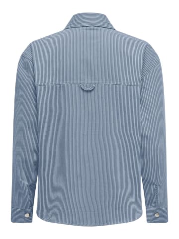 ONLY Overshirt in Faded Denim