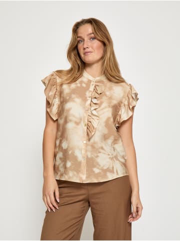 Peppercorn Bluse in Tannin Sand Print