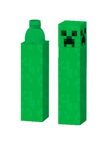 Kids Licensing Minecraft Rechteckige Trinkflasche Motiv Kriecher 3 Jahre