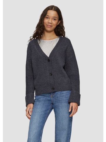 QS Strickjacke langarm in Schwarz