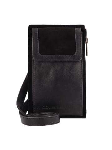 Cowboysbag Seventies Suede Handytasche Leder 12.5 cm in black
