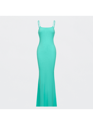CFAB Maxi-Kleid in Türkis Mint