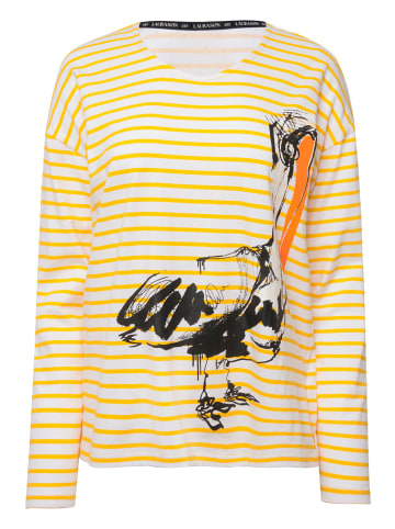 LAURASØN Shirt in orange-gelb
