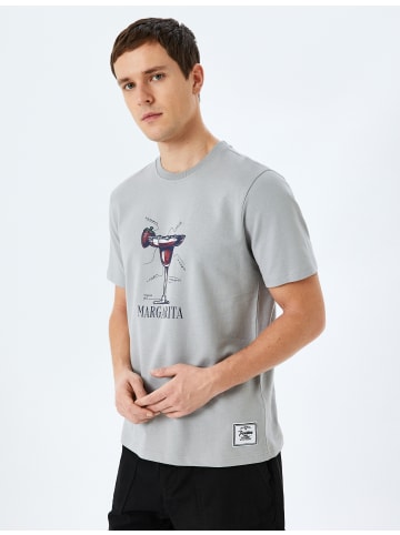 KOTON TSHIRT SS in Grau