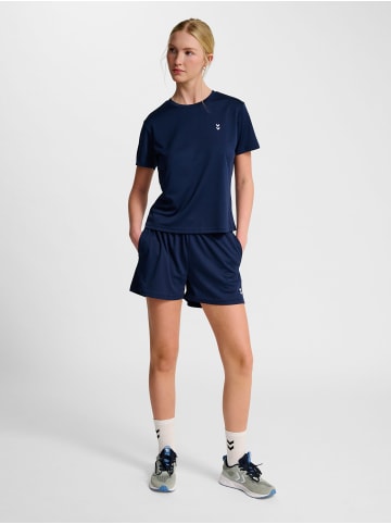 Hummel T-Shirt Hmlpulse Damen in DRESS BLUES