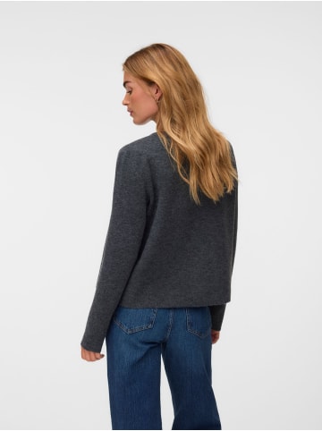 Vero Moda Strickjacke in Dark Grey Melange