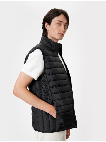 KOTON Weste Anorak in Schwarz