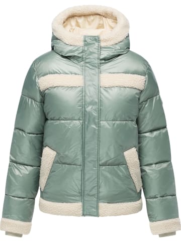 ragwear Winterjacke Editah Shiny YOUMODO in Dusty Green