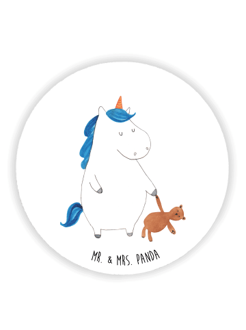 Mr. & Mrs. Panda magnet Einhorn Teddy ohne Spruch in Weiß