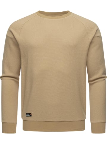 ragwear Sweatshirt Doren in Sand