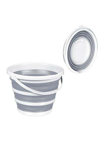 relaxdays 2 x Eimer faltbar in Grün - 10 Liter