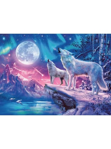 Ravensburger Ravensburger Puzzle 500 Teile Wolf im Nordlicht in bunt