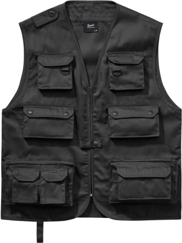 Brandit Weste "Hunting Vest" in Schwarz