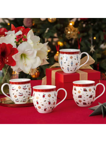 Villeroy & Boch 4er Set Jubiläums-Becher Toy's Delight 390 ml in bunt