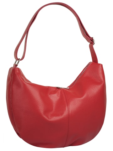 Samantha Look Shopper echt Leder in rot