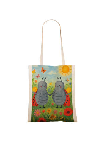 Mr. & Mrs. Panda Tasche Sternzeichen Zwilling Design ohne Spruch in Weiß