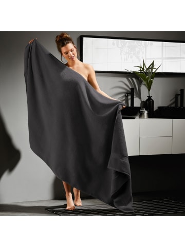 Erwin Müller Velours-Frottier Liegetuch XXL Friedrichshafen in graphit