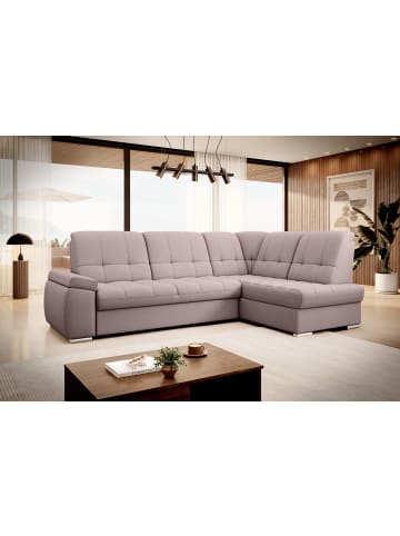 MF Design Saido Recamiere Rechts in Altrosa -  (L) 272 x (B) 272 x (H) 95 cm