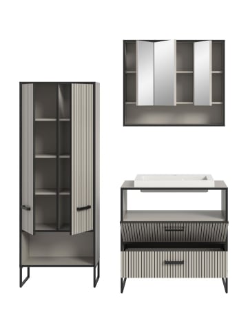 ebuy24 Badmöbelset Bagno (3-teilig) Kaschmir 154 x 48 cm