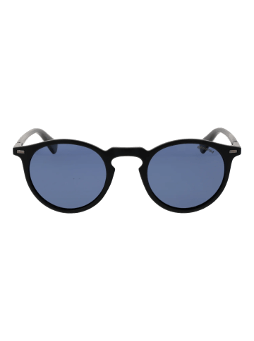 Polaroid Männer Sonnenbrille Rund Schwarz