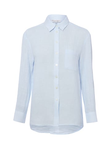 Marie Lund Leinenbluse in hellblau