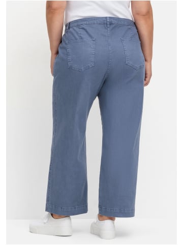 sheego Culotte in rauchblau