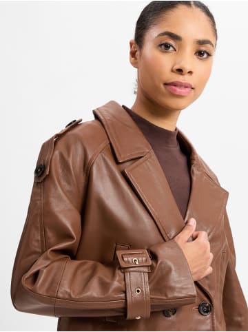 MARC CAIN COLLECTIONS Lederjacke in cognac
