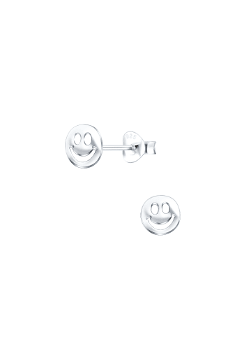 Alexander York Ohrstecker SMILEY in 925 Sterling Silber, 2-tlg.