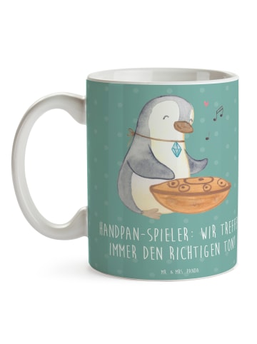 Mr. & Mrs. Panda Kaffeetasse Handpan Spieler mit Spruch in Meeresbrise