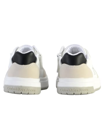 Calvin Klein Jeans Kinder Low Cut Lace-Up Sneakers Weiß