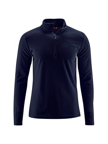 Maier Sports Fleecepullover Dennis in Marine