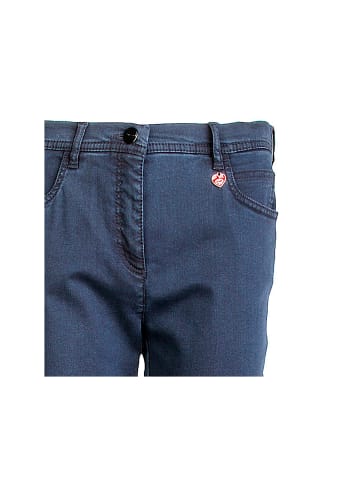 Toni Stoffhose für Damen in unifarben in blau