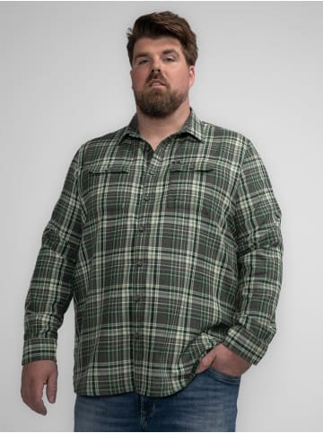 Petrol Industries Karierte Hemd Plus Size Bristol in Grün