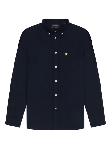 Lyle & Scott Langarmhemd in Dunkelblau