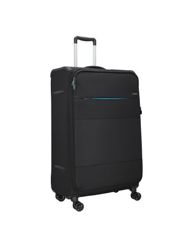 D&N Travel Line 9004 4-Rollen Trolley 79 cm in schwarz