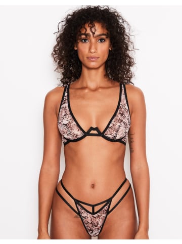 Scandale Eco-lingerie Plunge Bh in Snake Print