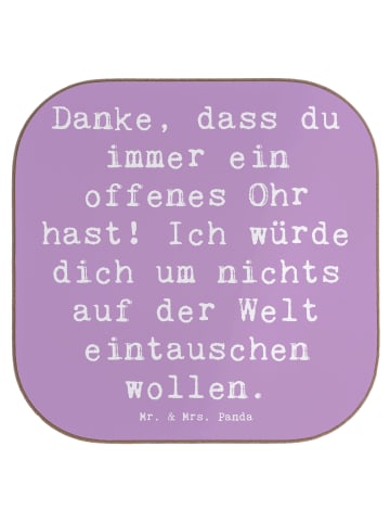 Mr. & Mrs. Panda Tassen Untersetzer Spruch Freund fürs Leben mit... in Lavendeltraum