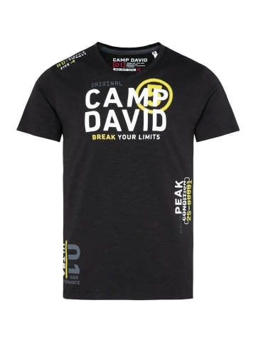 CAMP DAVID  T-Shirt in schwarz