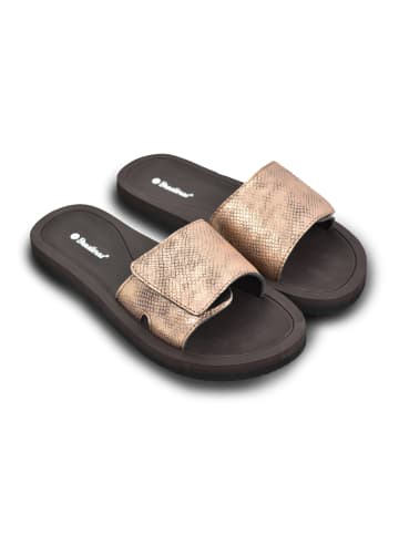 Brasileras Pantoletten "Platino" in Braun