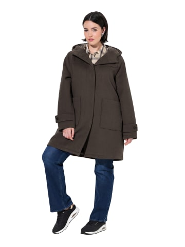 Ulla Popken Dufflecoat in nussbraun