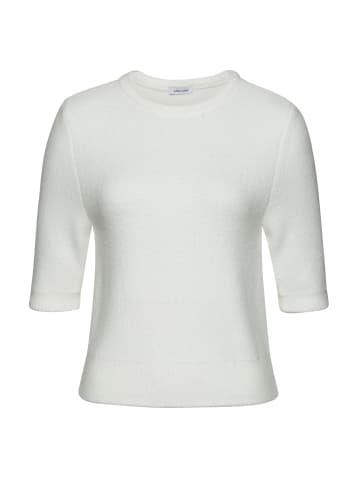 LASCANA Kurzarmpullover in creme