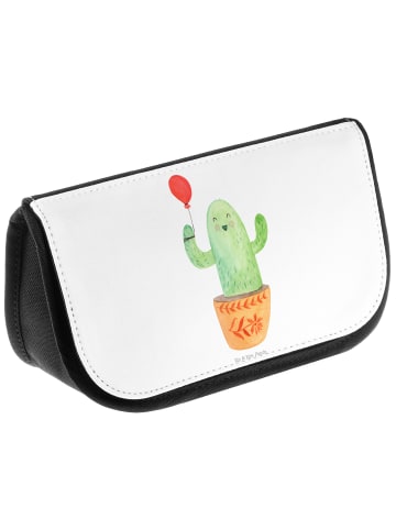 Mr. & Mrs. Panda Kulturtasche Kaktus Luftballon ohne Spruch in Weiß