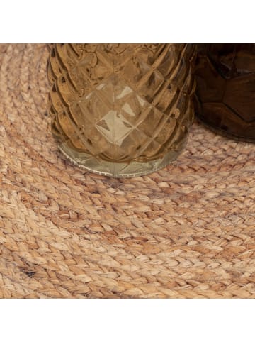 KADIMA DESIGN Baumwollteppich Boho wendbar in Natur