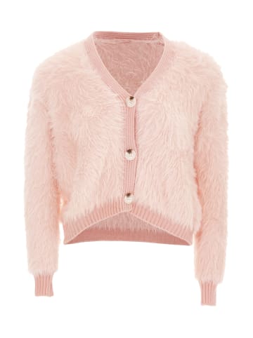 Swirly Strickjacke in Rosa