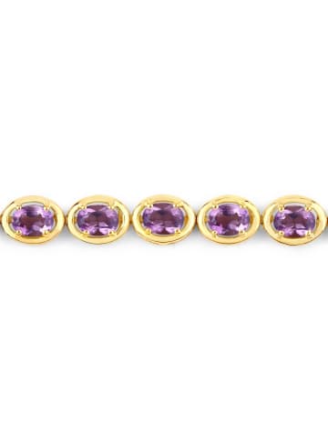 Rafaela Donata Armband Sterling Silber gelbvergoldet Amethyst in gelbgold