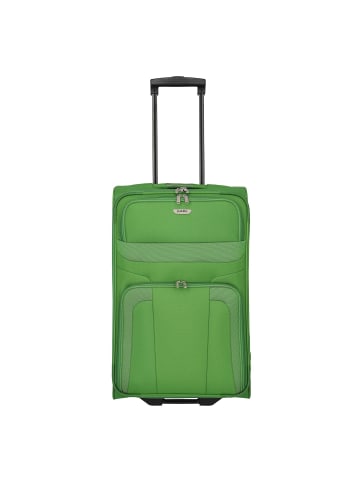 PAKLITE Orlando 2 Rollen Trolley 63 cm grün