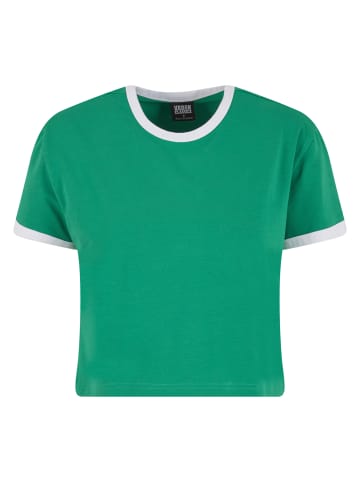 Urban Classics T-Shirts in froggreen/white