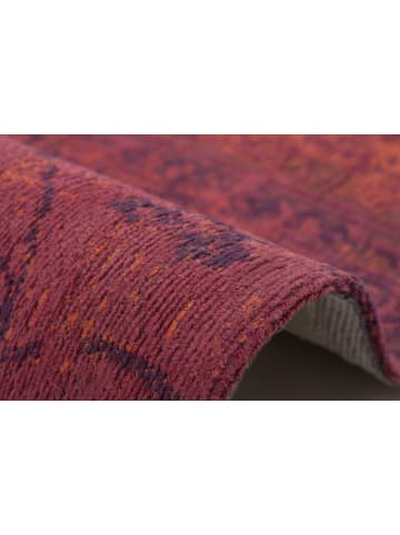 Kayoom Kurzflor Teppich Symphony 160 in rot - rechteckig